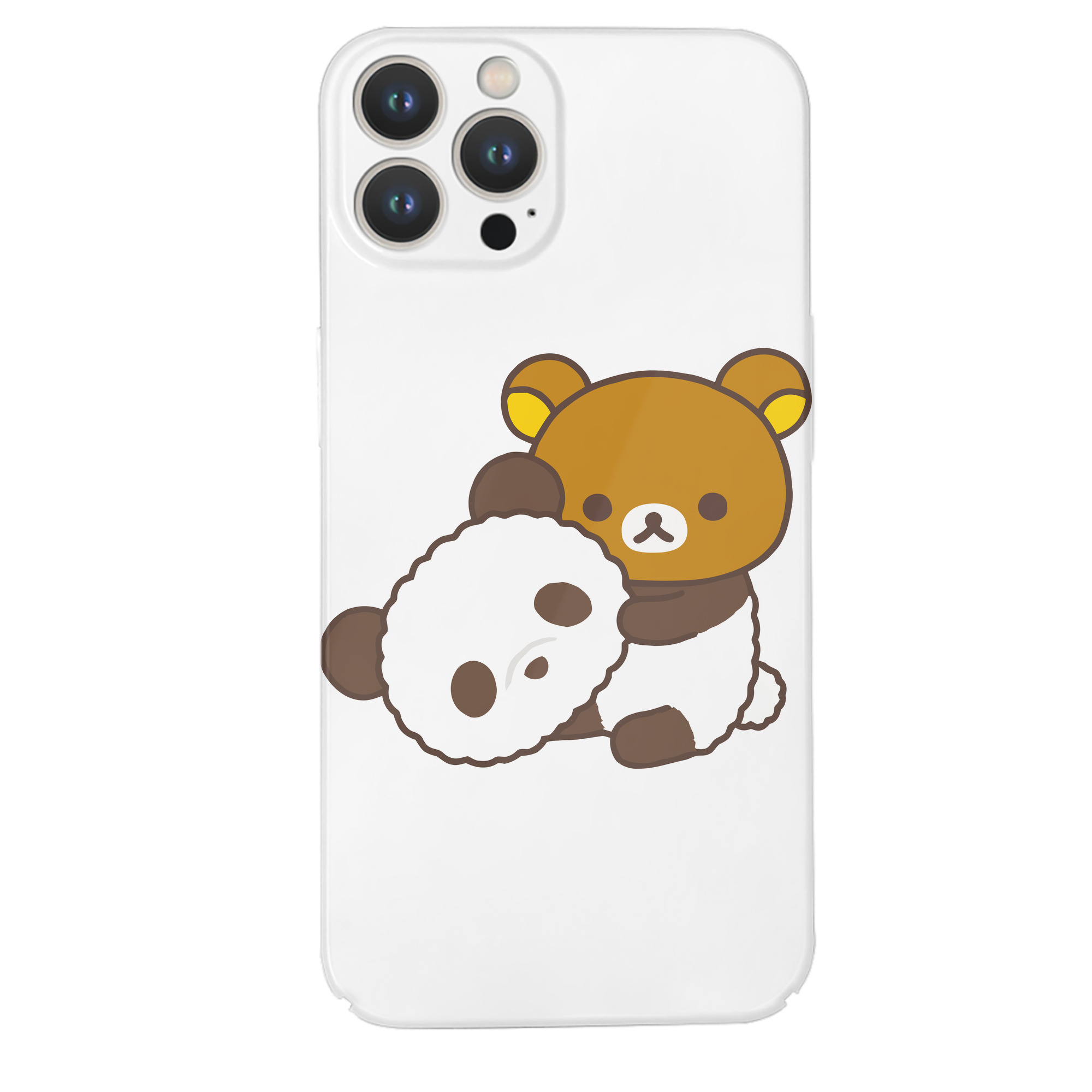 （画像用） リラックマ リラックマ キイロイトリ Rilakkuma Korilakkuma Kiiroitori 【iPhone 14シリーズ対応】ハードケース